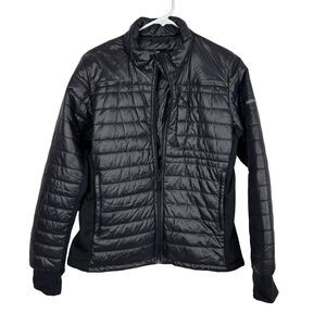 Didriksons Swedish Campo Black Padded Jacket Coat Men’s 42 Sweden Thermore